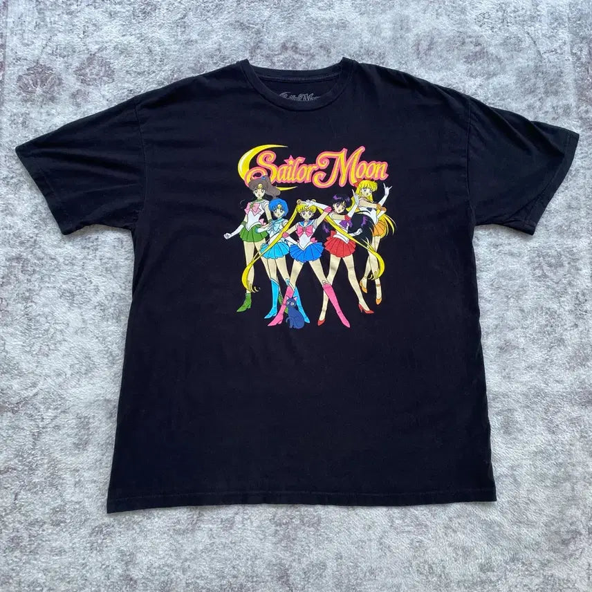 [BUNJANG] Sailor Moon Official Animation T-Shirt / 세일러문 오피셜 애니메이션 티셔츠 애니티