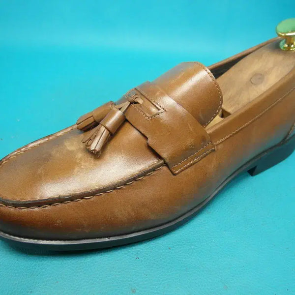 [BUNJANG] Daks Men's Tassel Loafers - Unworn (275) / 275/s5-498/미착용 닥스 테슬 남성 로퍼 구두 신사화/구제특별시