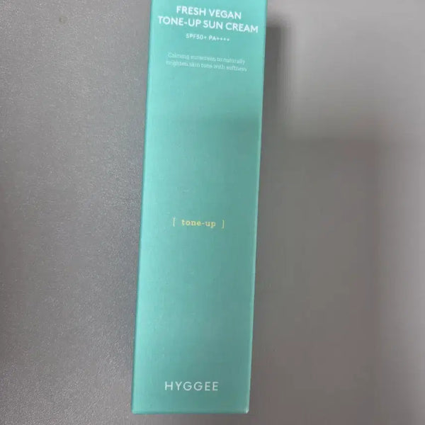 [BUNJANG] HyggE Fresh Vegan Tone-Up Sun Cream 50ml / 새상품) 휘게 비건 톤업 선크림 50ml