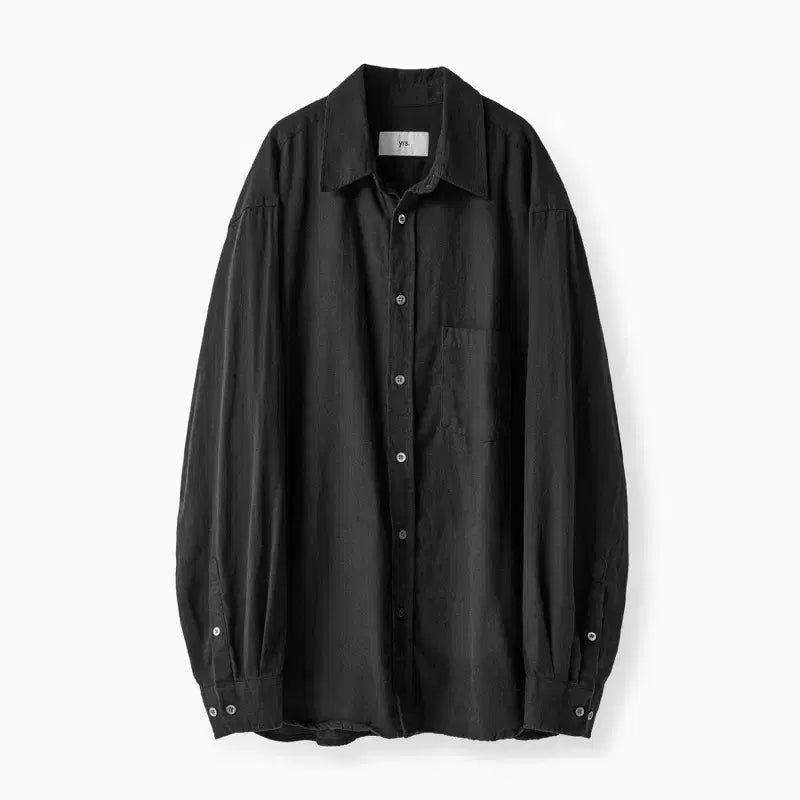 [BUNJANG] Years Ago Poika Shirts Classic Fit V.3 Black L / 이얼즈어고 포이카 셔츠 클래식 핏 v3 블랙 L