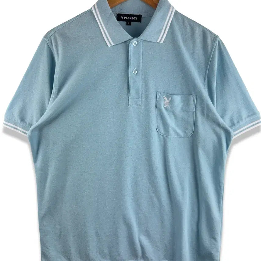 [BUNJANG] Playboy Pocket Polo Shirt / 플레이보이 포켓 폴로셔츠4582