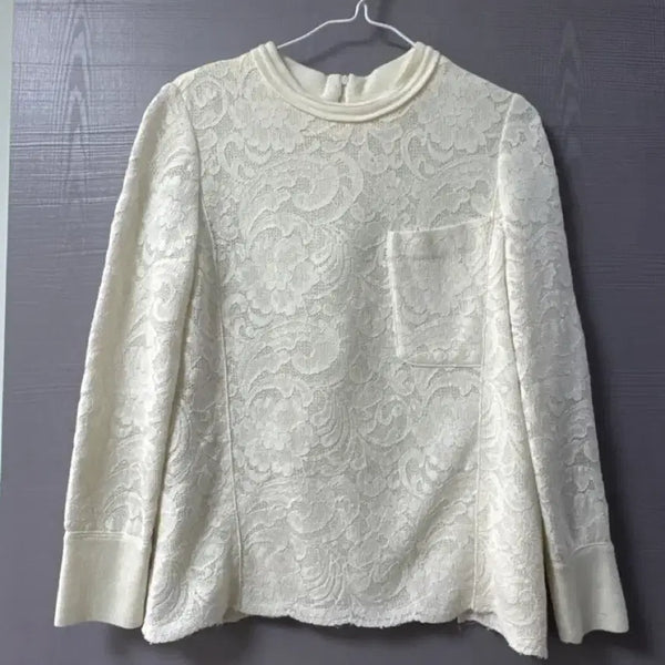 [BUNJANG] IT MICHAA Ivory Lace Blouse / 잇미샤 아이보리 블라우스