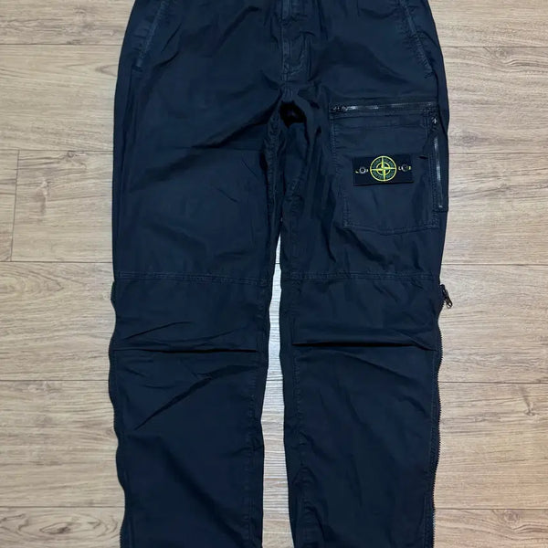 [BUNJANG] Stone Island Badge Cargo Jogger Pants / 스톤아일랜드 와펜 카고 조거 팬츠