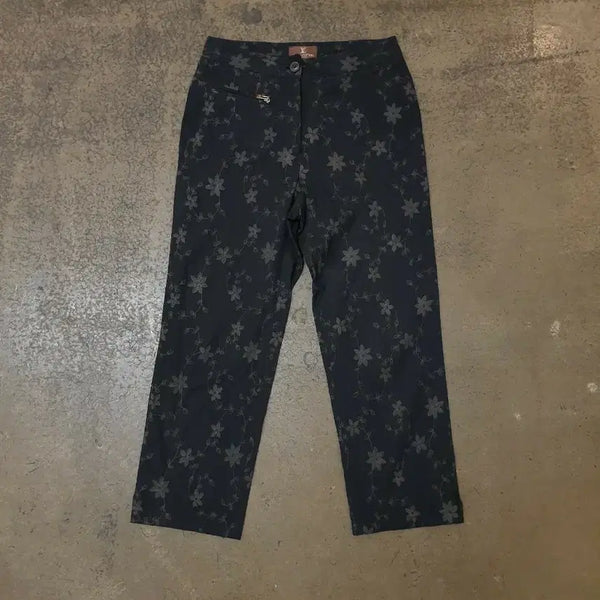 [BUNJANG] Louis Vuitton Pattern Pants Black Size 11 / 루이비통 패턴 팬츠 블랙 11