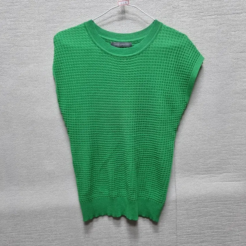 [BUNJANG] Green Knit T-Shirt / 자469 니트 티셔츠
