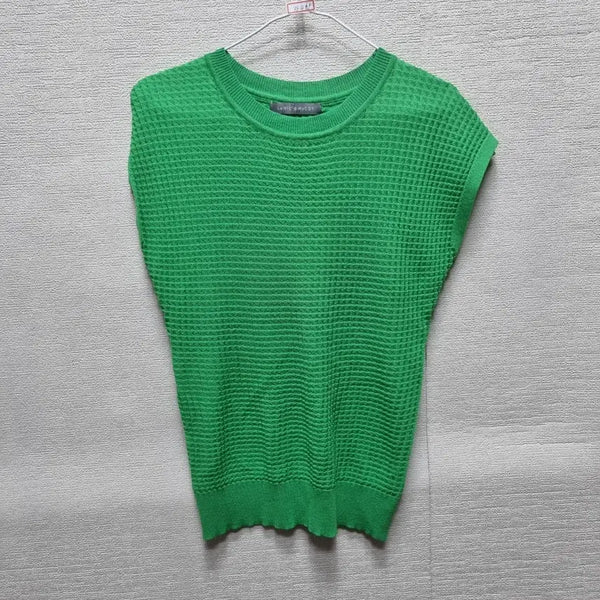 [BUNJANG] Green Knit T-Shirt / 자469 니트 티셔츠