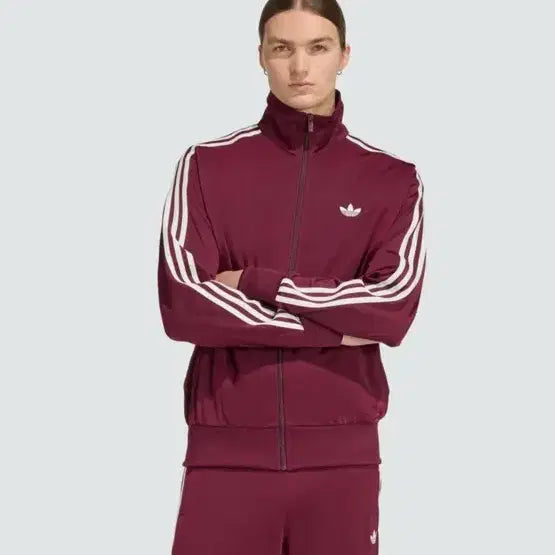 [BUNJANG] Adidas Firebird Track Jacket Maroon / 아디다스 구파이어버드 마룬 버건디 져지