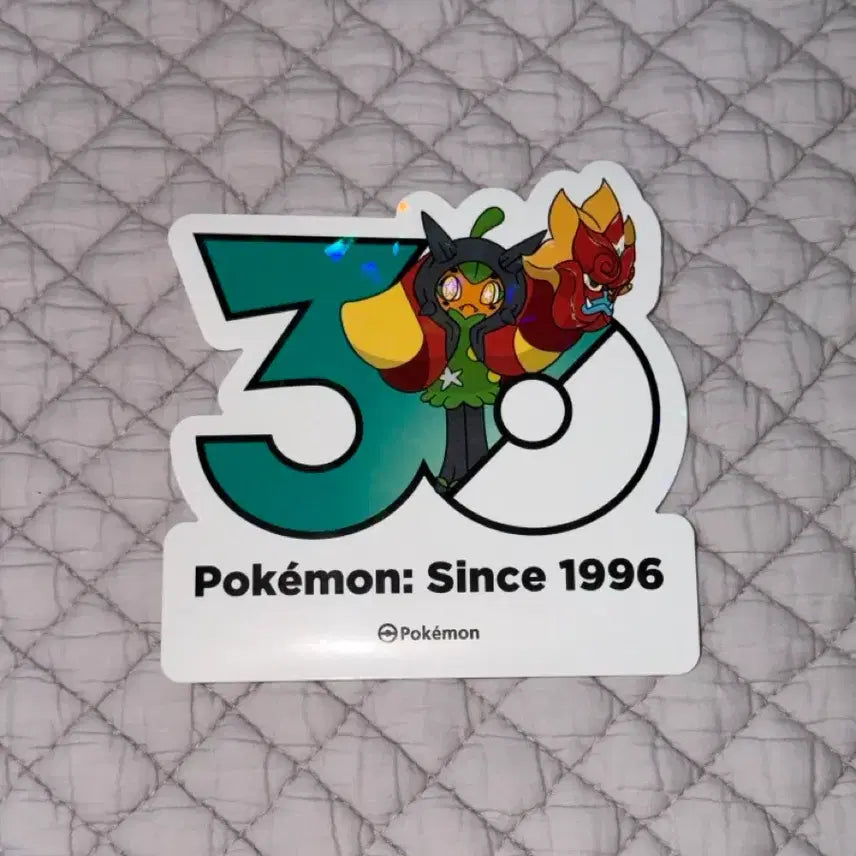 [BUNJANG] Pokemon 30th Anniversary Sticker - Ogerpon / 포켓몬 30주년 스티커 오거폰