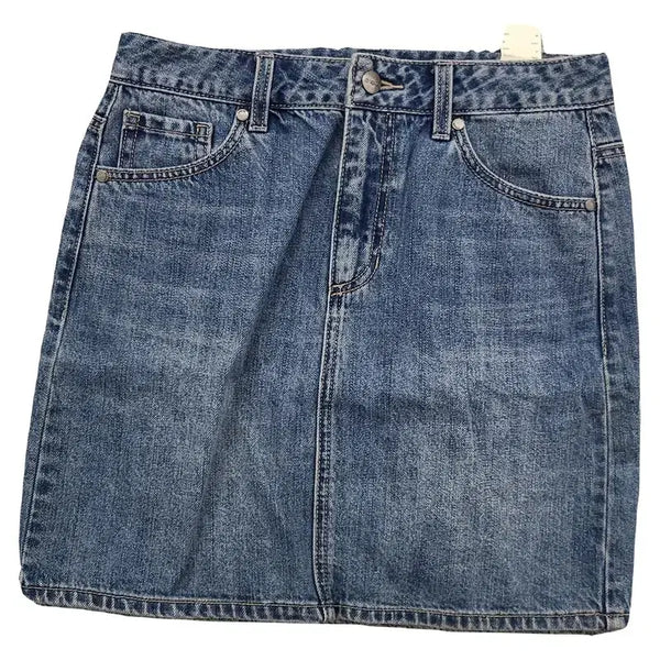[BUNJANG] Guess Washed Casual Denim Mini Skirt / 게스 워싱 캐주얼 데님 스커트 64(26)