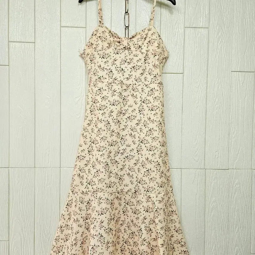 [BUNJANG] Floral Print Strap Dress / 꽃무늬 끈 원피스