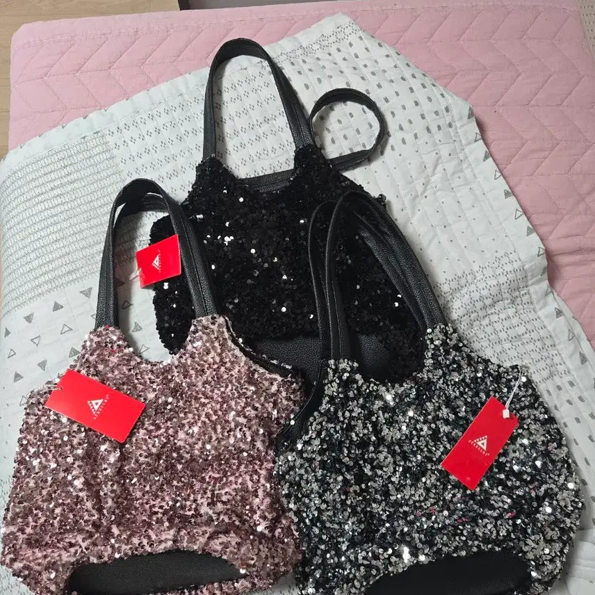 [BUNJANG] Sequin Shoulder Bag / Crossbody Bag / 스팽글 숄더백 크로스백
