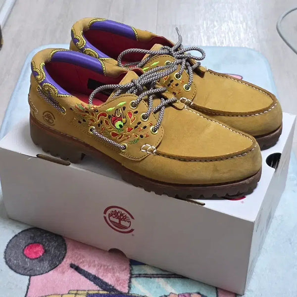 [BUNJANG] Timberland x CLOT 3-Eye Lug Sole Boat Shoes / 팀버랜드 x clot 3아이 러그솔 보트슈즈 8W 260