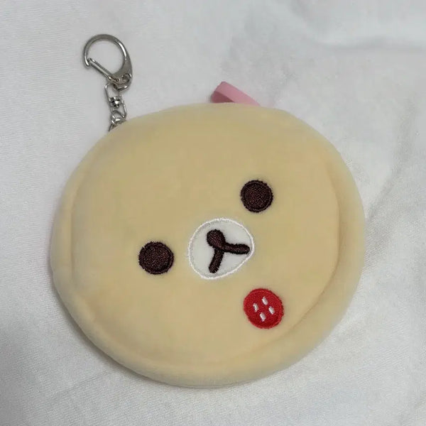 [BUNJANG] Rilakkuma Coin Pouch Keychain / 코리락쿠마 원형 열쇠고리 파우치