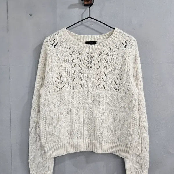 [BUNJANG] J.Crew Ivory Cable Knit Sweater S / J.CREW 아이보리 케이블니트 s