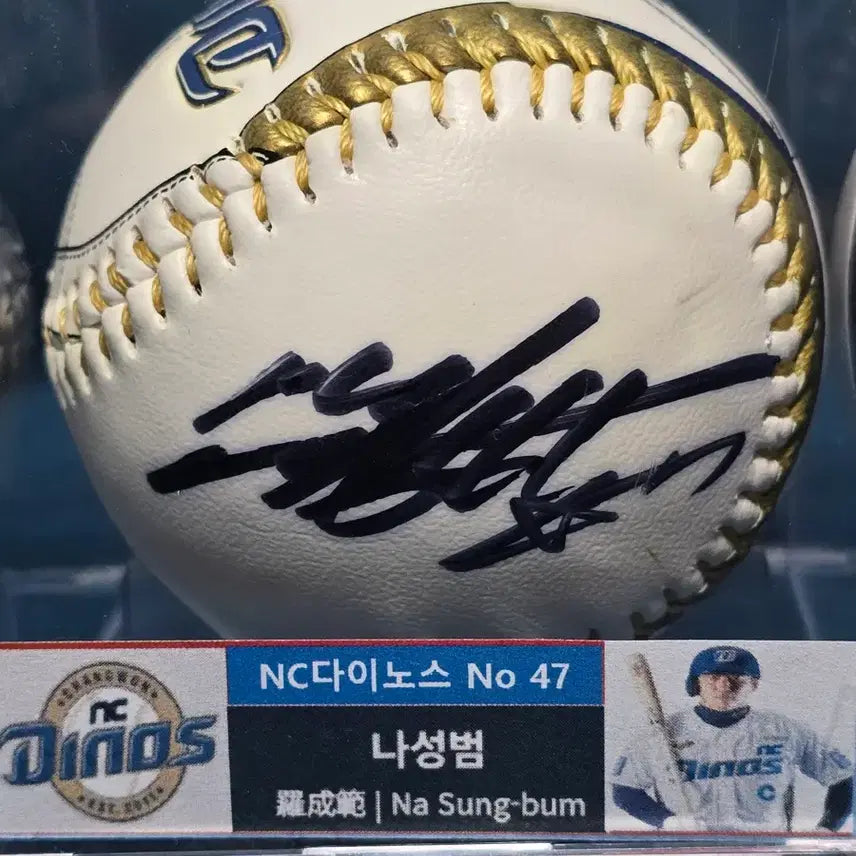 [BUNJANG] Na Sung-bum Signed Baseball / NC다이노스 기아타이거즈 나성범 친필 싸인볼 판매