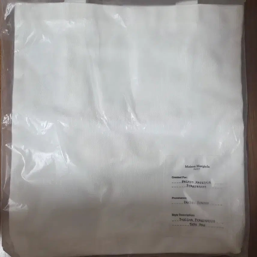 [BUNJANG] Maison Margiela Perfume Tote Bag White / 메종 마르지엘라 퍼퓸 토트백 화이트