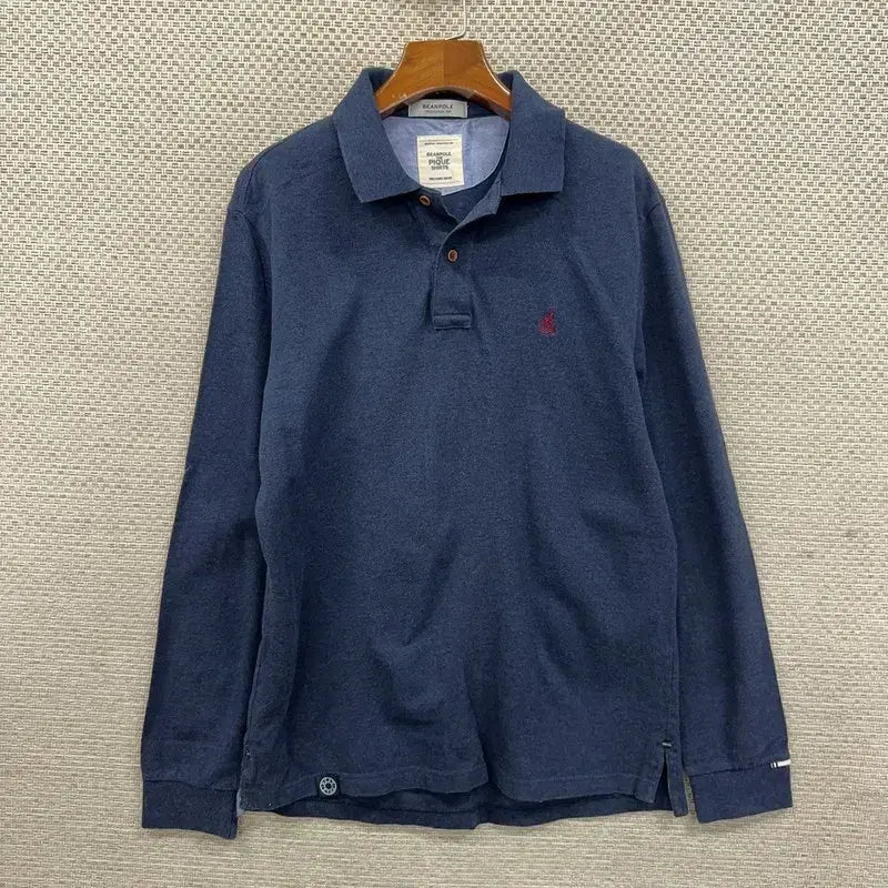 [BUNJANG] Beanpole Long-Sleeve Polo Shirt Size 105 / 빈폴 긴팔카라티 105 D09540
