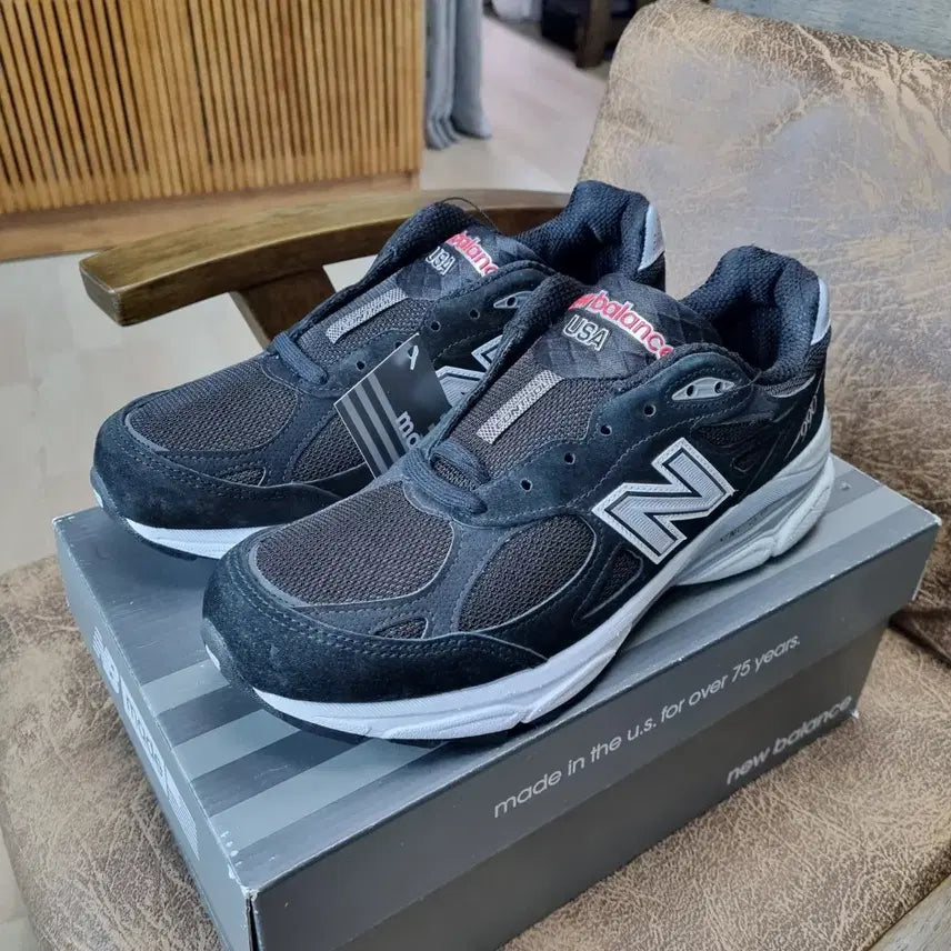 [BUNJANG] New Balance 990v3 Black / 뉴발란스 990v3 블랙 [260]