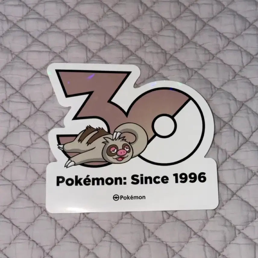 [BUNJANG] Pokemon 30th Anniversary Sticker - Spinda / 포켓몬 30주년 스티커 게을로