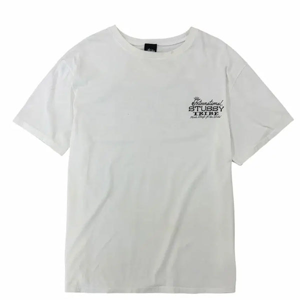 [BUNJANG] Stussy Tribe T-Shirt White XL / 스투시 트라이브 반팔 티셔츠 화이트 (XL)