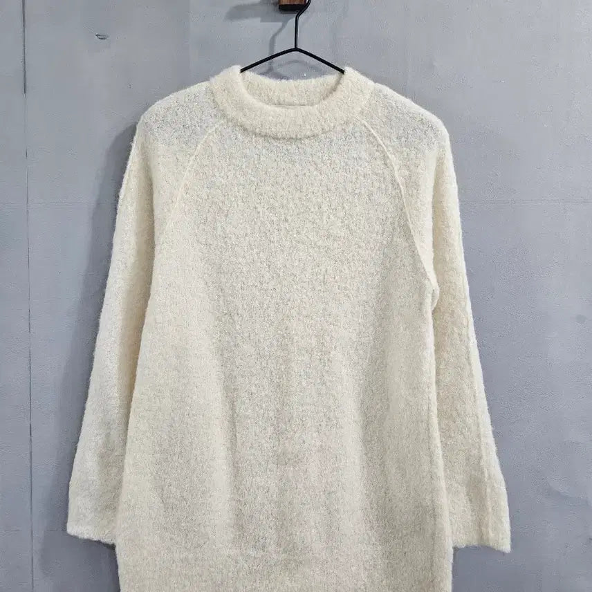[BUNJANG] SJ Ivory Alpaca Blend Boucle Knit F / SJ SJ 아이보리 알파카혼방 부클니트 F
