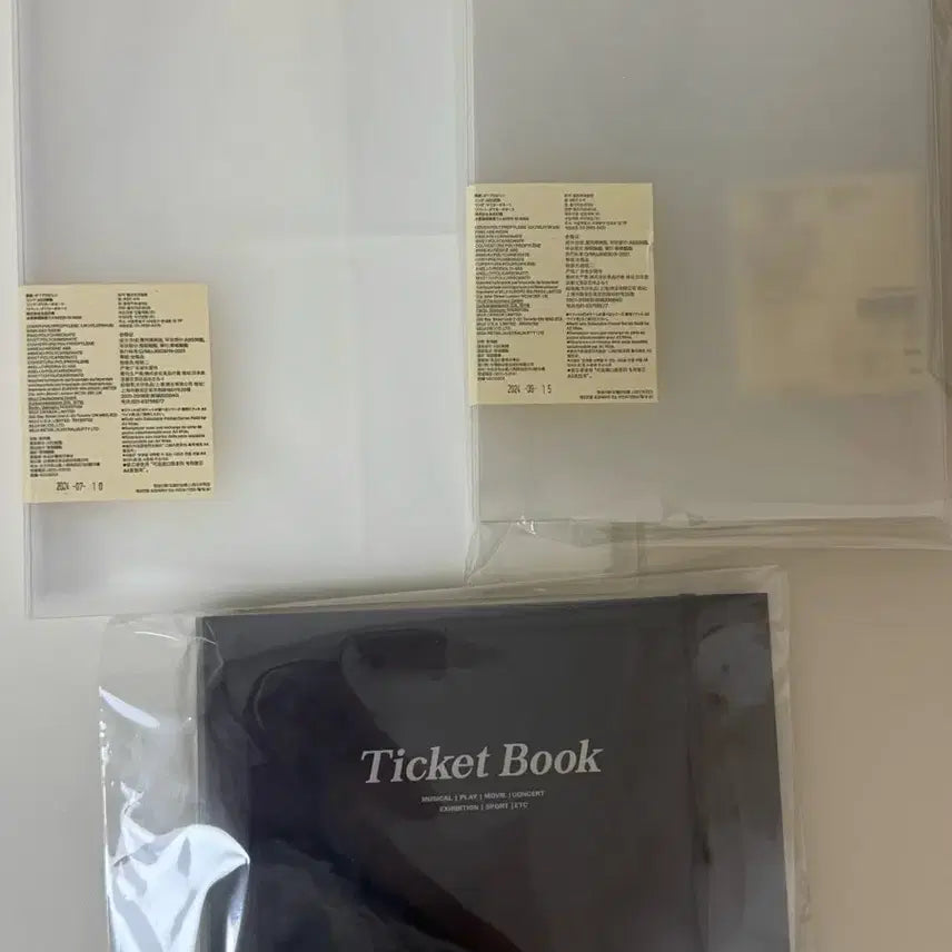 [BUNJANG] MUJI A4 & A5 Binders (3 pcs) + Iconic Ticket Book Bundle / 무인양품 A4,A5 바인더 3개 + 아이코닉 티켓북 (일괄)