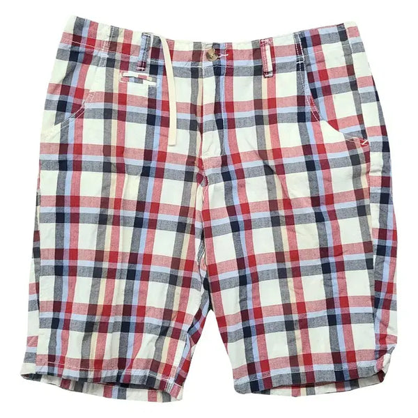 [BUNJANG] Polo Check Casual Cotton Shorts 34 / 폴로 체크 캐주얼 면 반바지 34