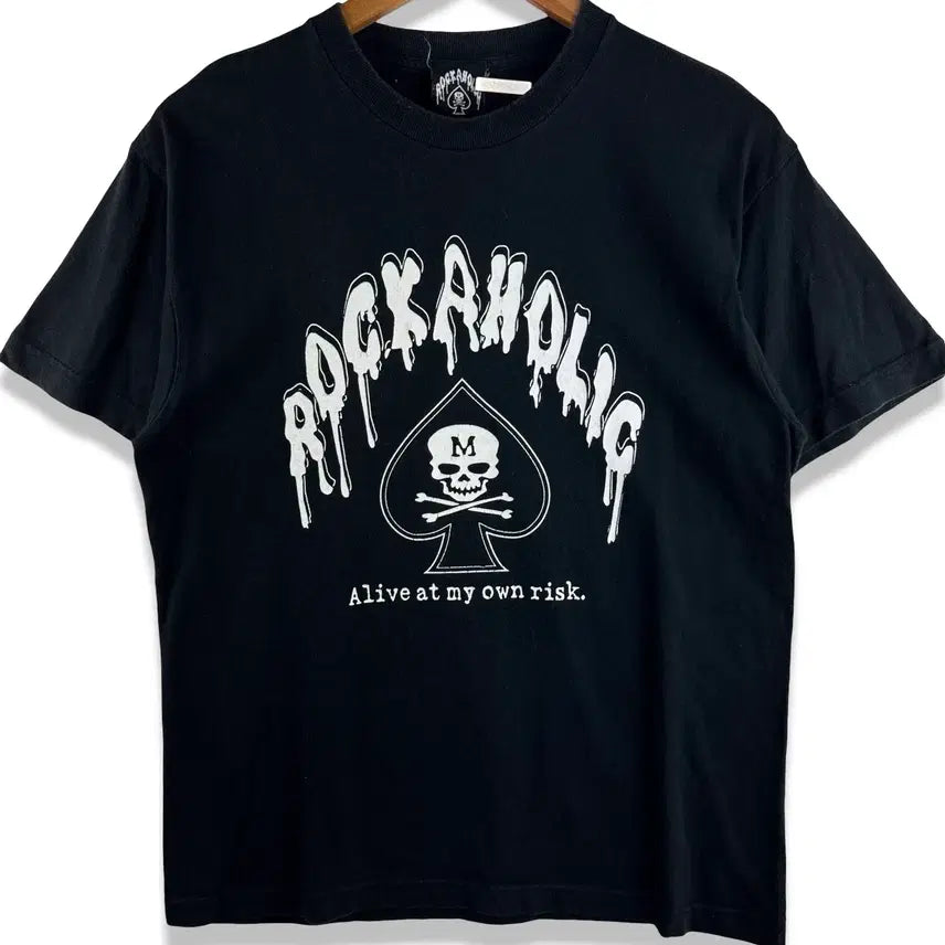 [BUNJANG] The Mods Rockaholic Skull T-Shirt / THE MODS ROCKAHOLIC 스컬 티셔츠4583