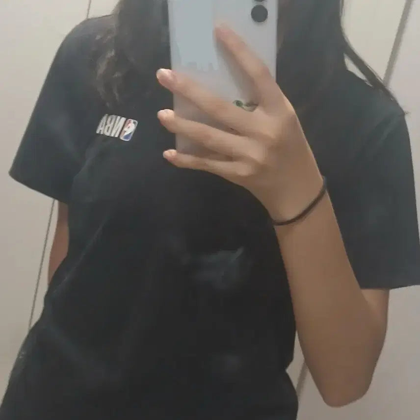 [BUNJANG] NBA Black T-Shirt Size 150 / NBA 반팔 티셔츠 블랙