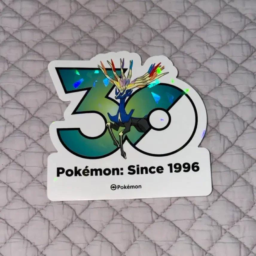 [BUNJANG] Pokemon 30th Anniversary Sticker - Yveltal / 포켓몬 30주년 스티커 제르네아스