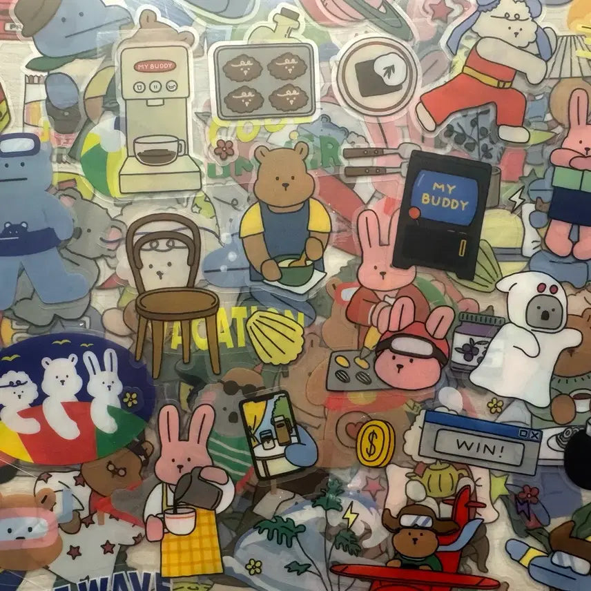 [BUNJANG] Daily Like Seal Sticker Set / 데일리라이크 씰스티커