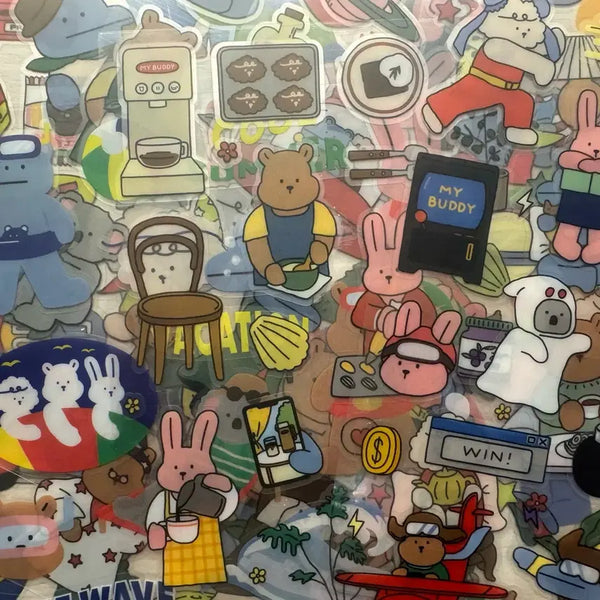 [BUNJANG] Daily Like Seal Sticker Set / 데일리라이크 씰스티커