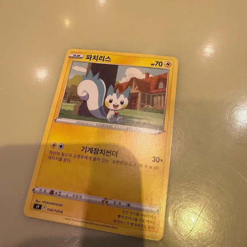 [BUNJANG] Pokemon Card Pachirisu / 포케몬카드 파치리스