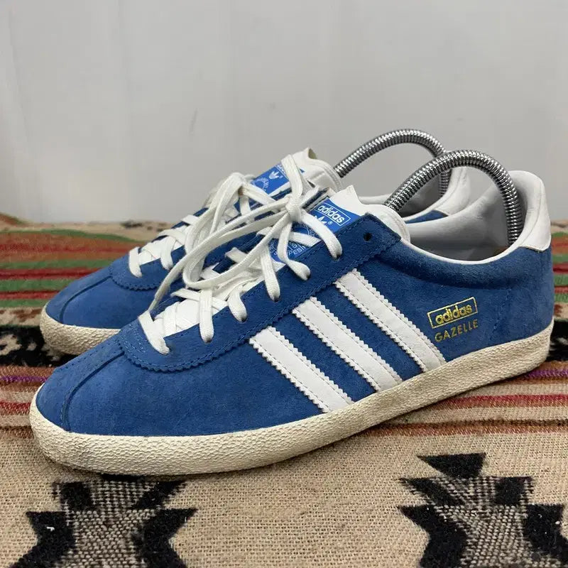 [BUNJANG] Adidas Gazelle Blue Sneakers (240) / 아디다스 가젤 블루 스니커즈 240 X02452