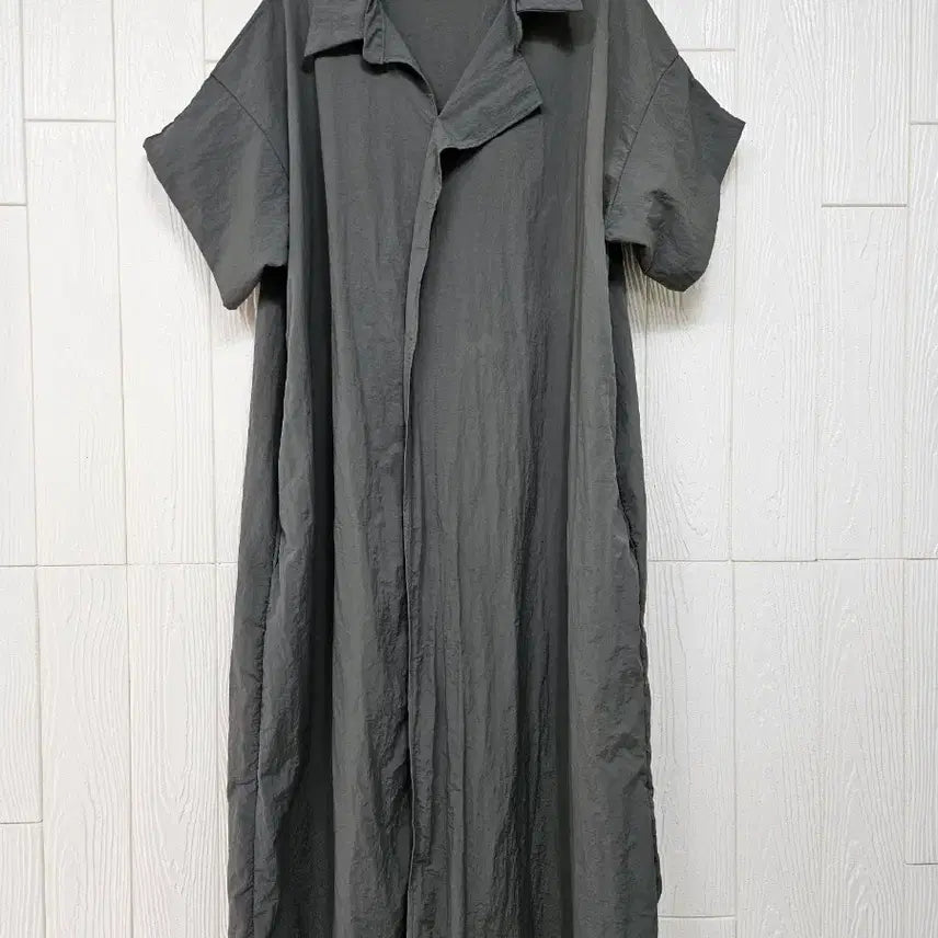 [BUNJANG] Crinkled Long Dress / 바스락롱원피스