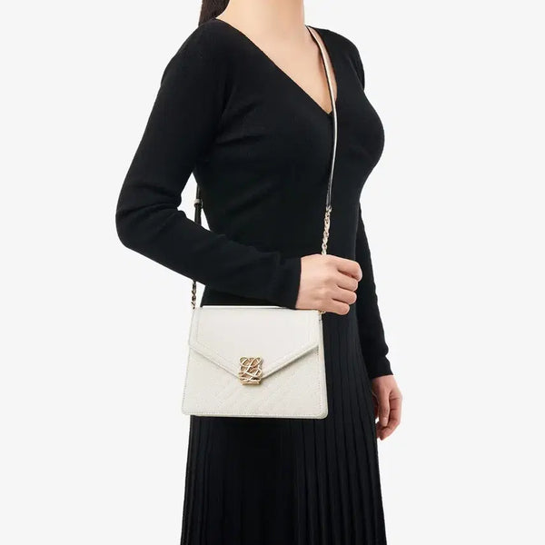 [BUNJANG] Louis Quatorze Mini Caviar Leather Crossbody Bag / 루이까또즈 미니캐비어 크로스백
