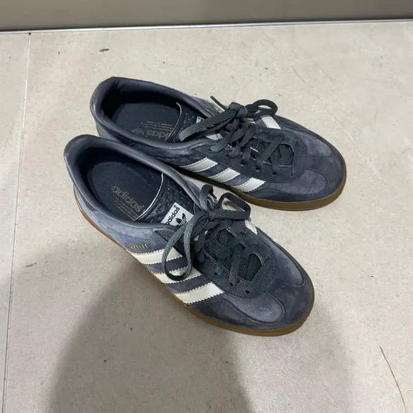 [BUNJANG] Adidas Gazelle Suede Blue/Gray Sneakers / 아디다스 가젤 스웨이드 블루/그레이 240-245추천