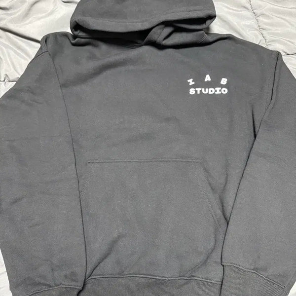 [BUNJANG] IAPP Studio Hoodie Black L / 아이앱 스튜디오 후드 블랙 L