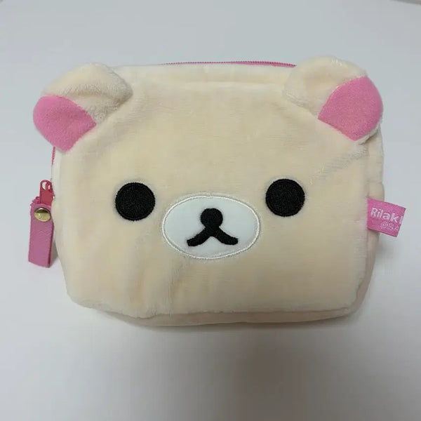 [BUNJANG] San-X Rilakkuma Korilakkuma Square Pouch / 산엑스 리락쿠마 코리락쿠마 사각 파우치