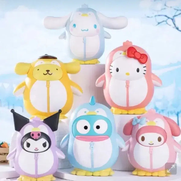 [BUNJANG] Sanrio My Melody Moving Penguin Figure / 산리오 움직이는 펭귄 피규어 마이멜로디