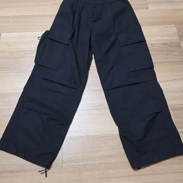 [BUNJANG] Solid Homme Lipstick Cargo Pants Black Size 46 / 솔리드옴므 립스탁 카고팬츠 46사이즈