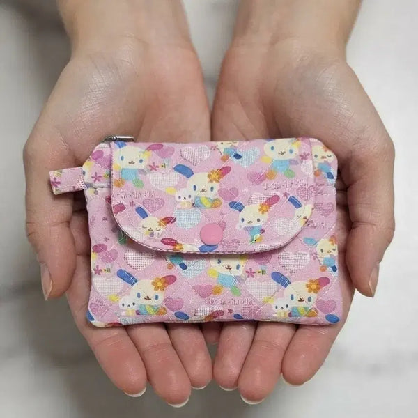 [BUNJANG] Usahana Quilted Two-Way Card Wallet / 우사하나 누빔 투웨이카드지갑