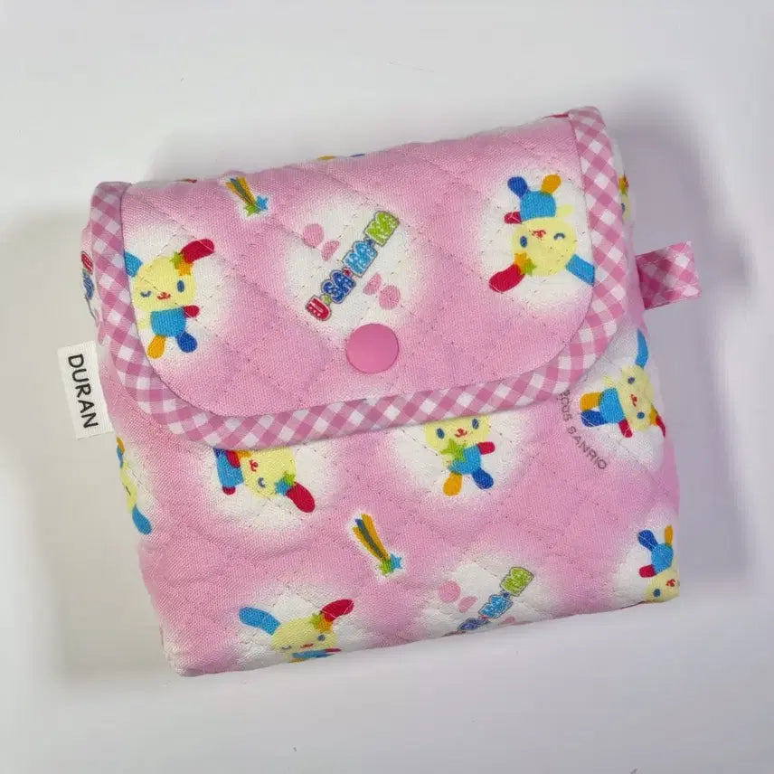 [BUNJANG] Usahana Classic Fabric Square Pouch / 우사하나 사각파우치 고전원단