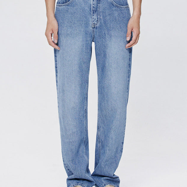 [BUNJANG] Branded 608 Hard Twist After Party Denim Wide Straight Jeans / [32]브랜디드 608 하드 트위스트 애프터 파티 데님 [WIDE STRAIGHT]