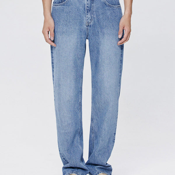 [BUNJANG] Branded 608 Hard Twist After Party Denim Wide Straight Jeans / [32]브랜디드 608 하드 트위스트 애프터 파티 데님 [WIDE STRAIGHT]
