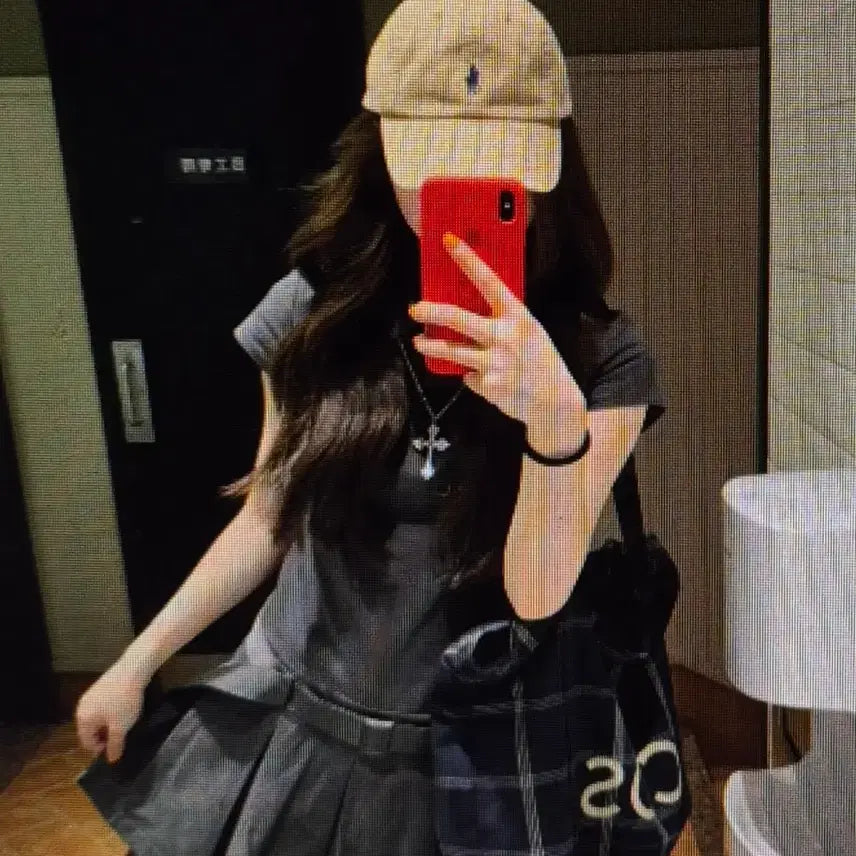 [BUNJANG] Gray Pleated Mini Skirt / (해외배송)그레이 플리츠 스커트