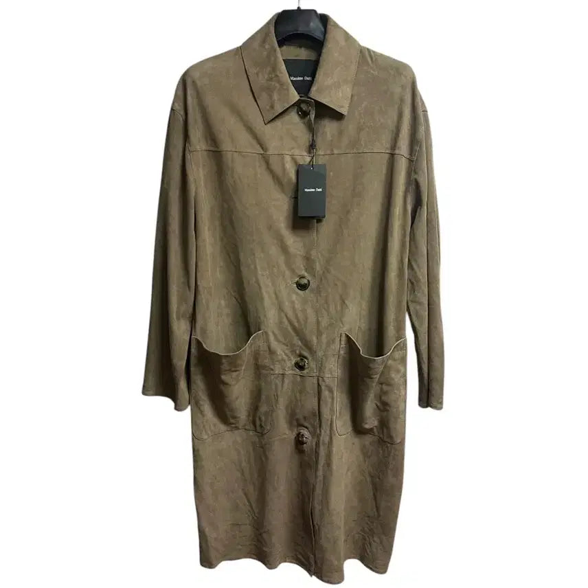 [BUNJANG] Massimo Dutti Women's Goatskin Leather Coat (Size S) / (새상품)마시모두띠 여성 고트스킨 레더코트 S
