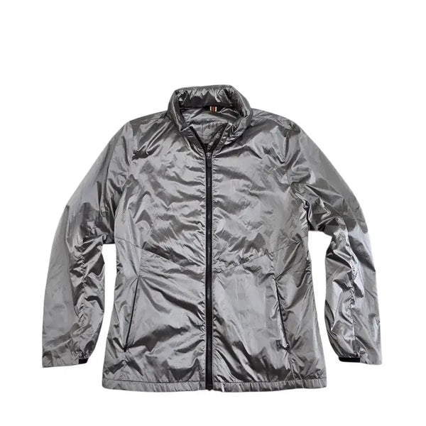 [BUNJANG] Daks Golf Grey Steel Silver Windbreaker Jacket / Daks 닥스 골프 그레이 스틸 실버 바람막이 자켓