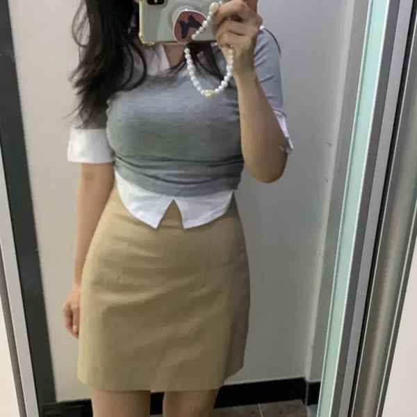 [BUNJANG] VIVARUBY H-Line Skirt Size S / VIVARUBY스커트 h라인스커트 S