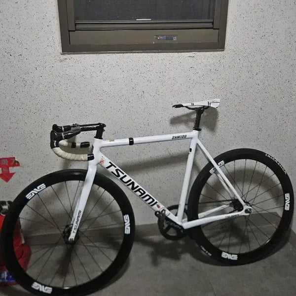 [BUNJANG] Tsunami SNM100 Fixed Gear Bike - White / 쓰나미 snm100 화이트